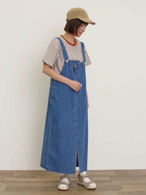 Samansa Mos2「カス残しマルチボーダーTシャツ」|Tシャツ・カットソー|