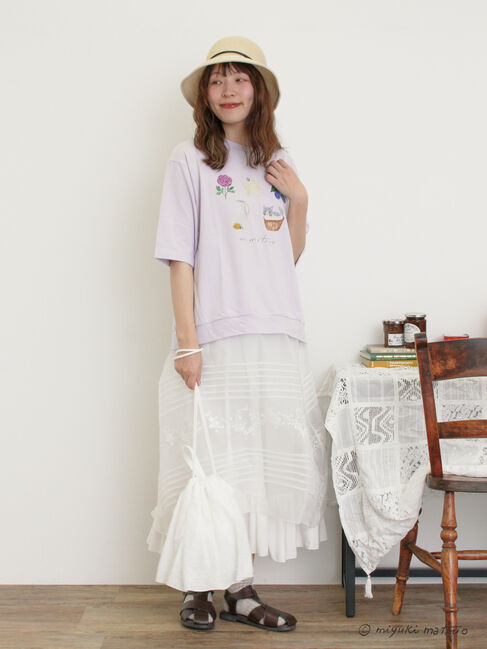 Samansa Mos2「【miyuki matsuo&times;Samansa Mos2】刺繍バッグ」|その他|