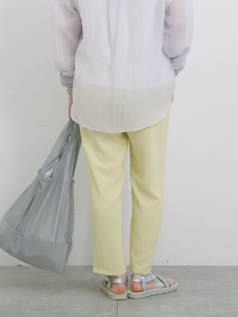 Samansa Mos2 blue「【接触冷感】マルチスタイルイージーパンツ」|その他|