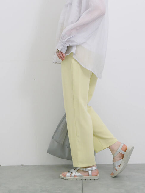 Samansa Mos2 blue「【接触冷感】マルチスタイルイージーパンツ」|その他|