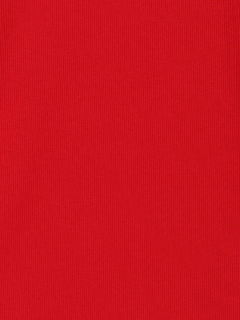 Samansa Mos2 blue「【吸湿発熱】リブフリル衿PO」|Tシャツ・カットソー|