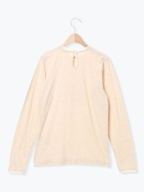 Samansa Mos2「パーツレース貼りカットソー」|Tシャツ・カットソー|