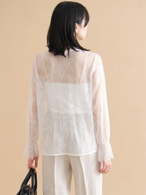 sm2rhythm「レースボウタイブラウス」|シャツ・ブラウス|