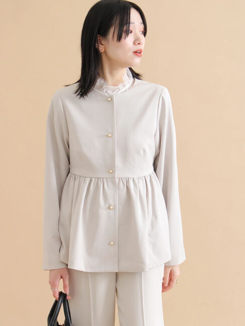 sm2rhythm「レースボウタイブラウス」|シャツ・ブラウス|