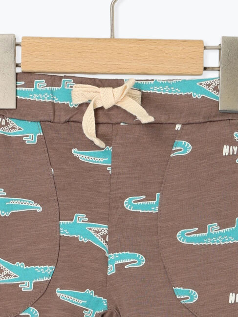 Samansa Mos2 Lagom「【吸水速乾】ワニ柄スラブカットパンツ」|その他|