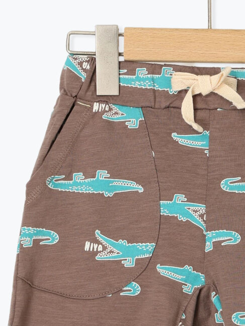 Samansa Mos2 Lagom「【吸水速乾】ワニ柄スラブカットパンツ」|その他|