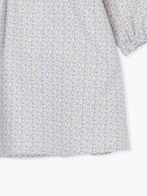 Samansa Mos2 Lagom「配色パイピング花柄ワンピース」|ワンピース|