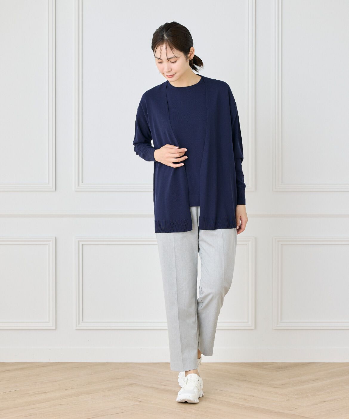 I.T.'S international「ロングニットアンサンブル《SMART ICE》」|カーディガン|