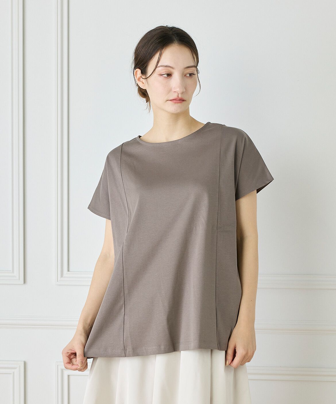 DAY by DAY it&rsquo;s international「裾フレアープルオーバー」|Tシャツ・カットソー|ブラウン