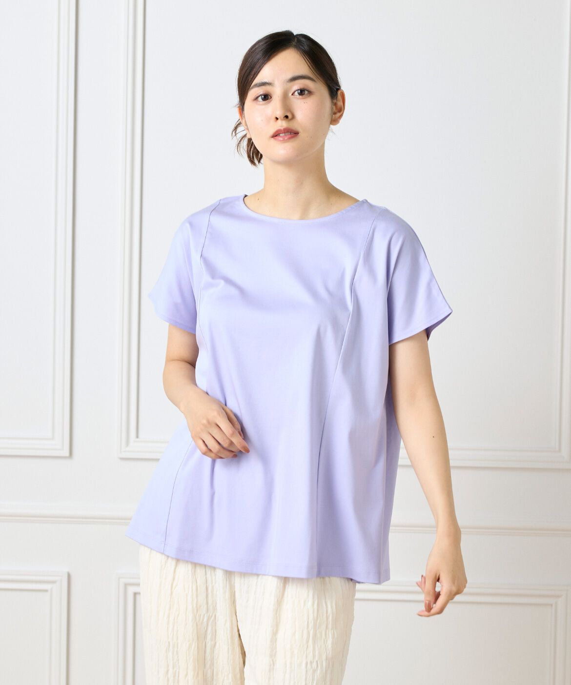 DAY by DAY it&rsquo;s international「裾フレアープルオーバー」|Tシャツ・カットソー|ラベンダー7