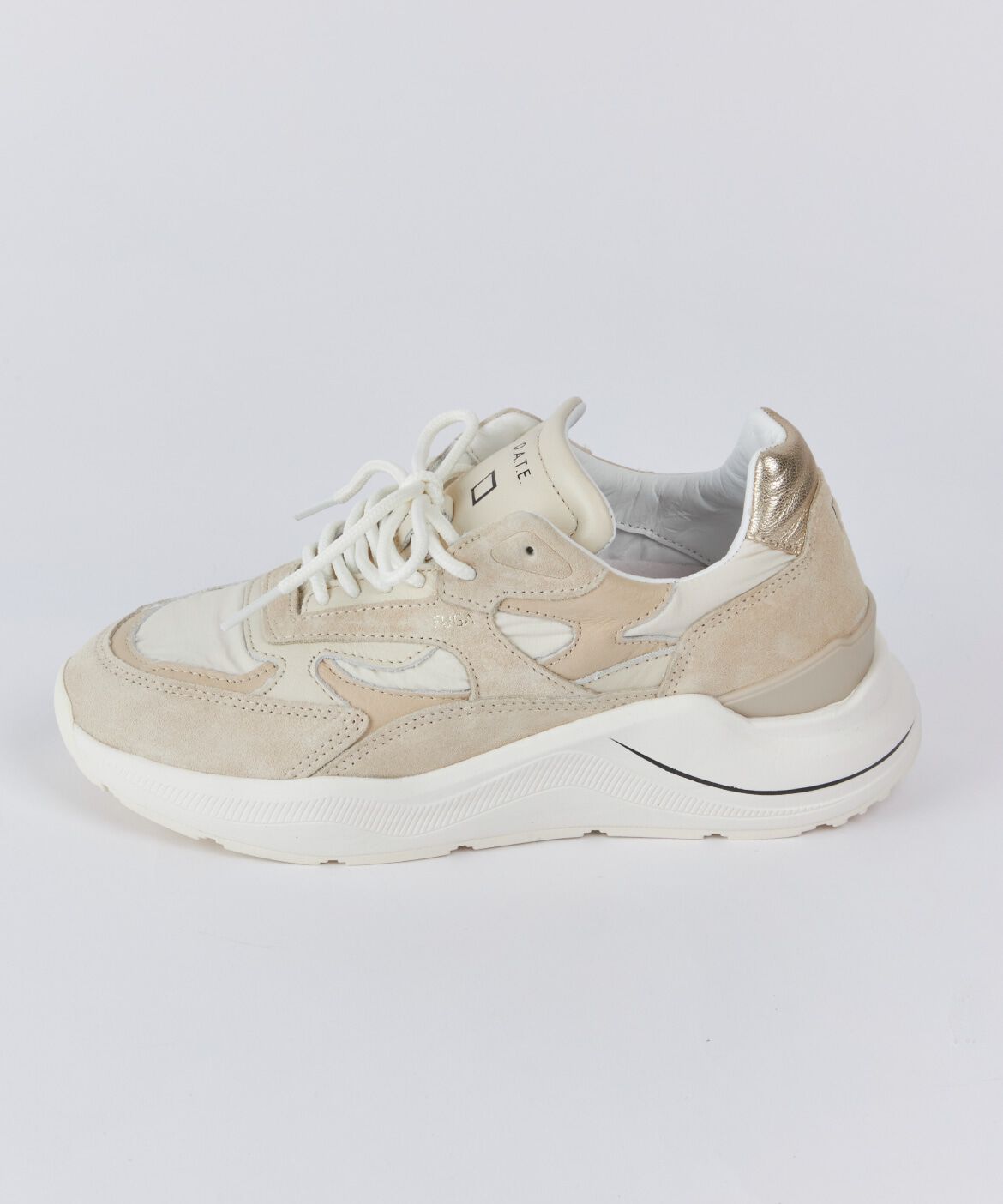 INED「FG SHINY BEIGEスニーカー《D.A.T.E.》」|スニーカー|