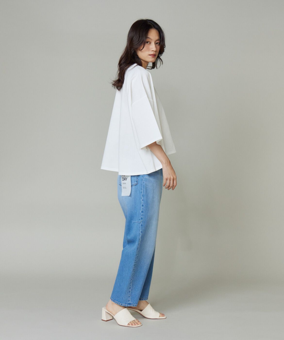 DAY by DAY it&rsquo;s international「ポンチ5分袖フレアー袖プルオーバー」|Tシャツ・カットソー|