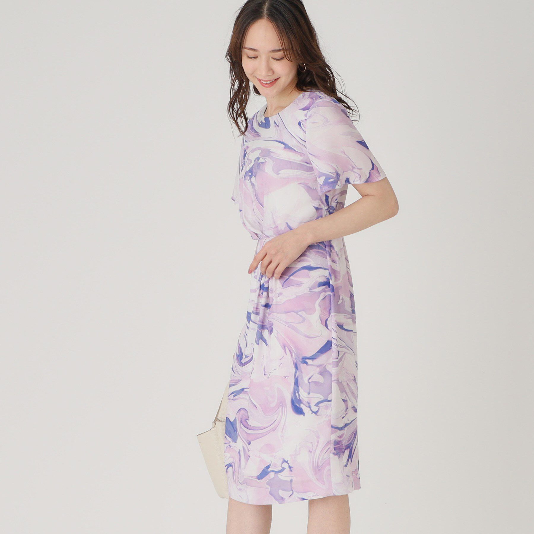 COUP DE CHANCE「【洗える／日本製】柄ワンピース」|ワンピース|