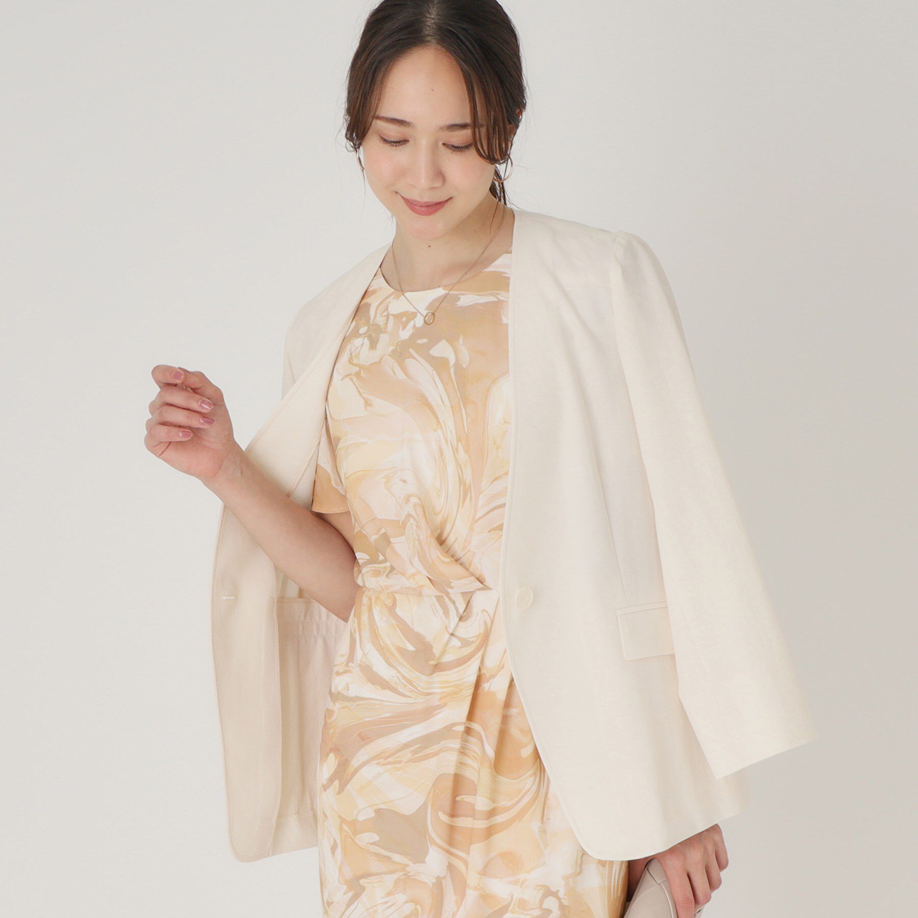 COUP DE CHANCE「【洗える／日本製】柄ワンピース」|ワンピース|