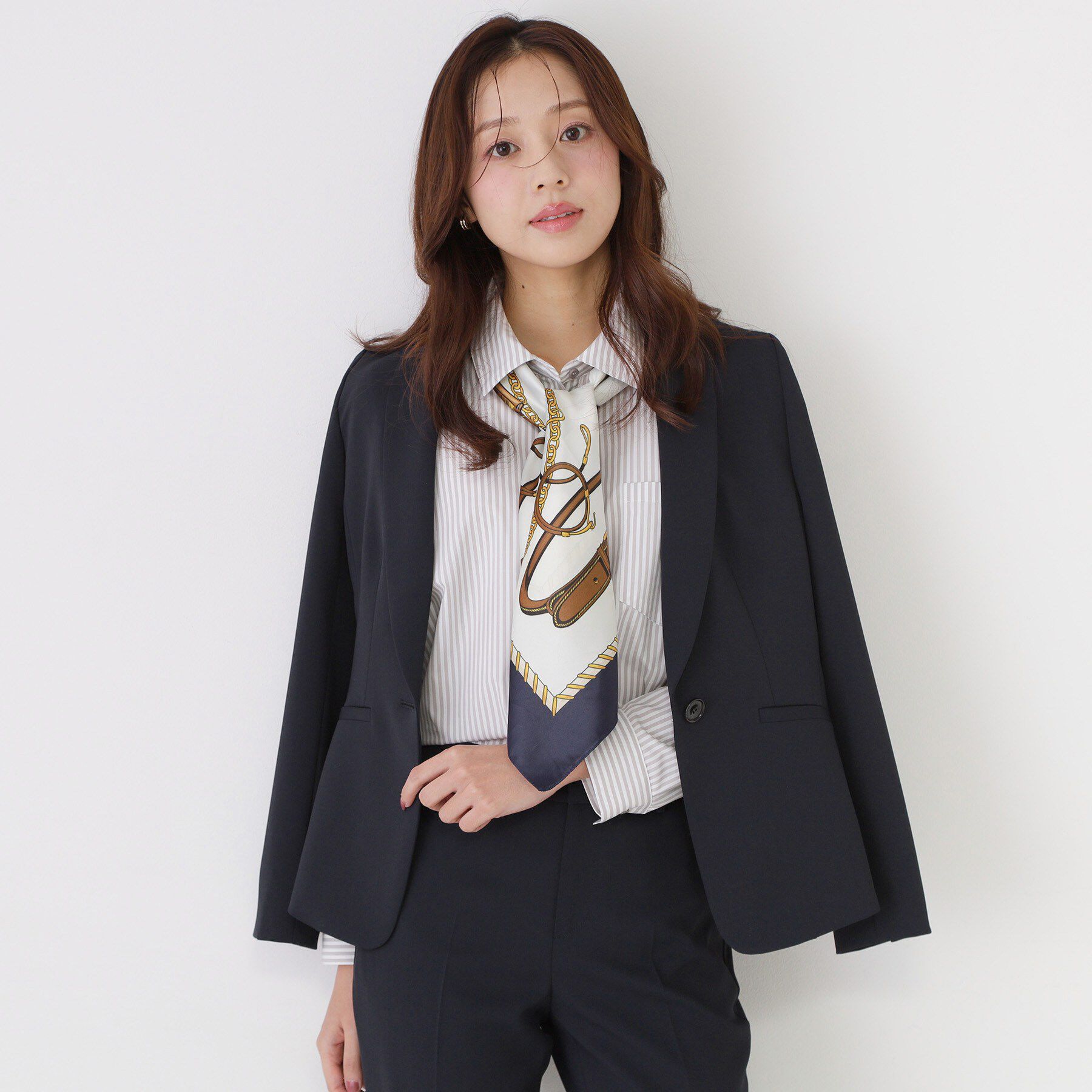 COUP DE CHANCE「【ベルトチェーン柄/アクセチェーン柄】スカーフ」|バンダナ・スカーフ|