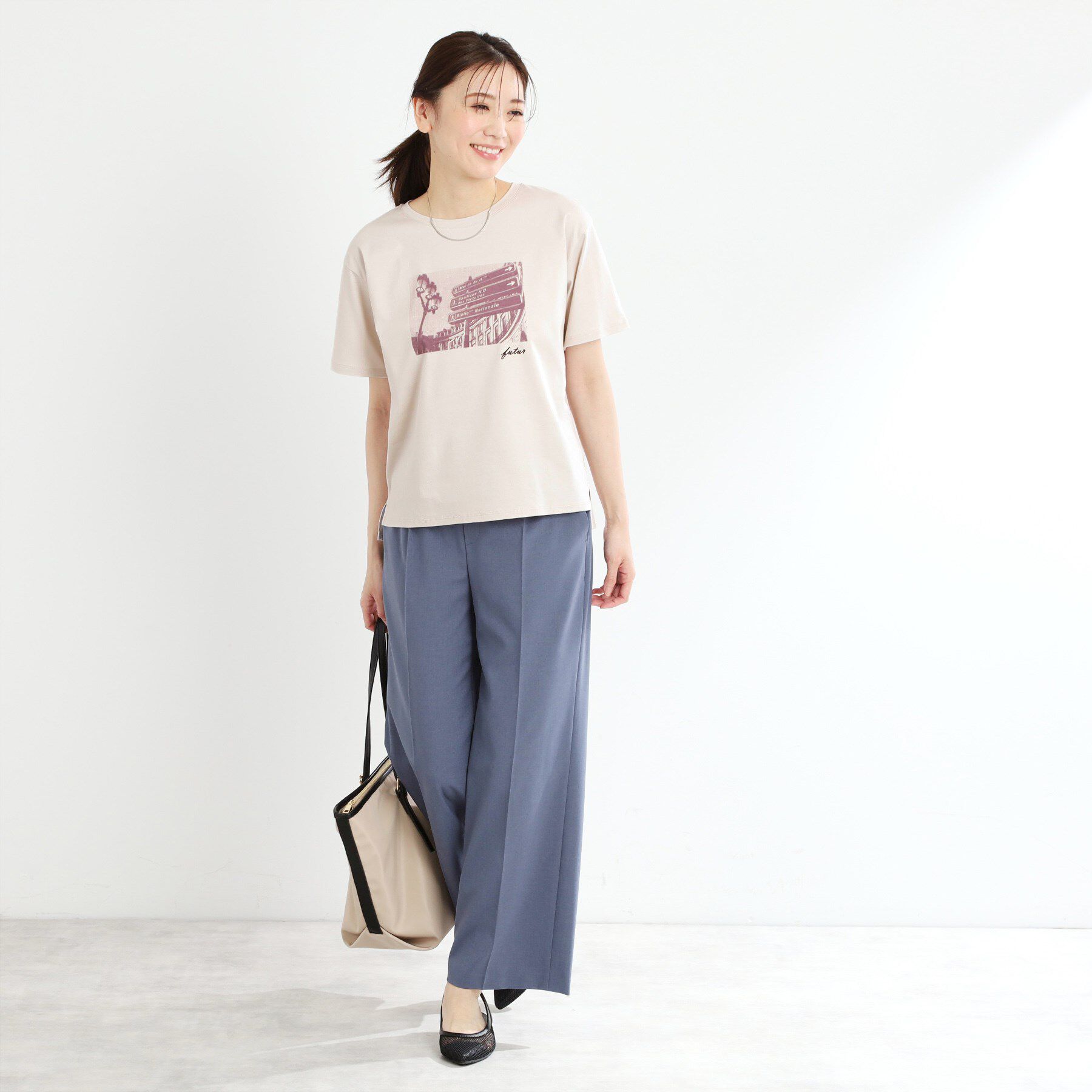 Reflect「【夏SALE／UVカット／接触冷感／マシンウォッシュ可】フォトプリントTシャツ」|Tシャツ・カットソー|