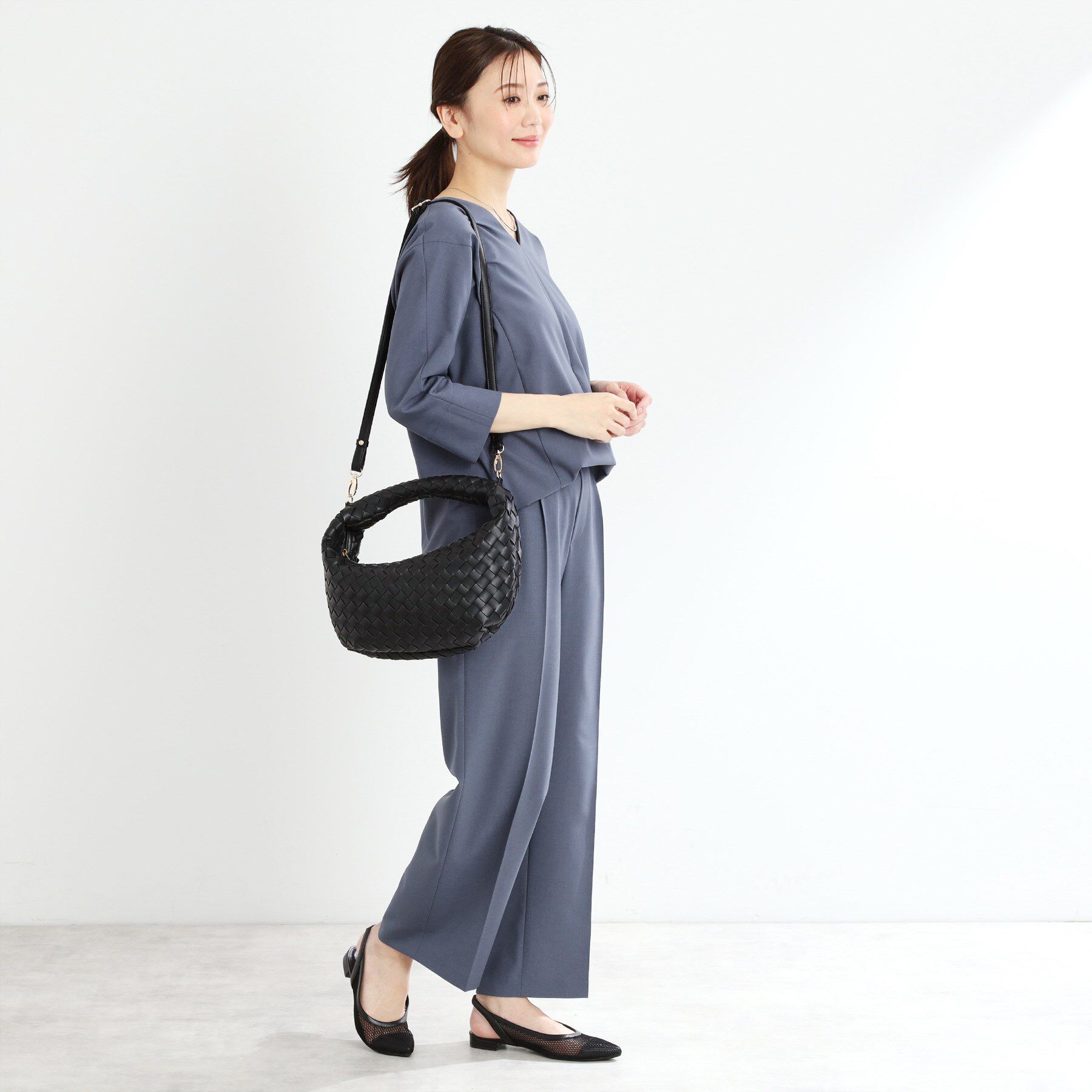 Reflect「【マシンウォッシュ可／セットアップ可能】ストレートシルエットパンツ」|その他|