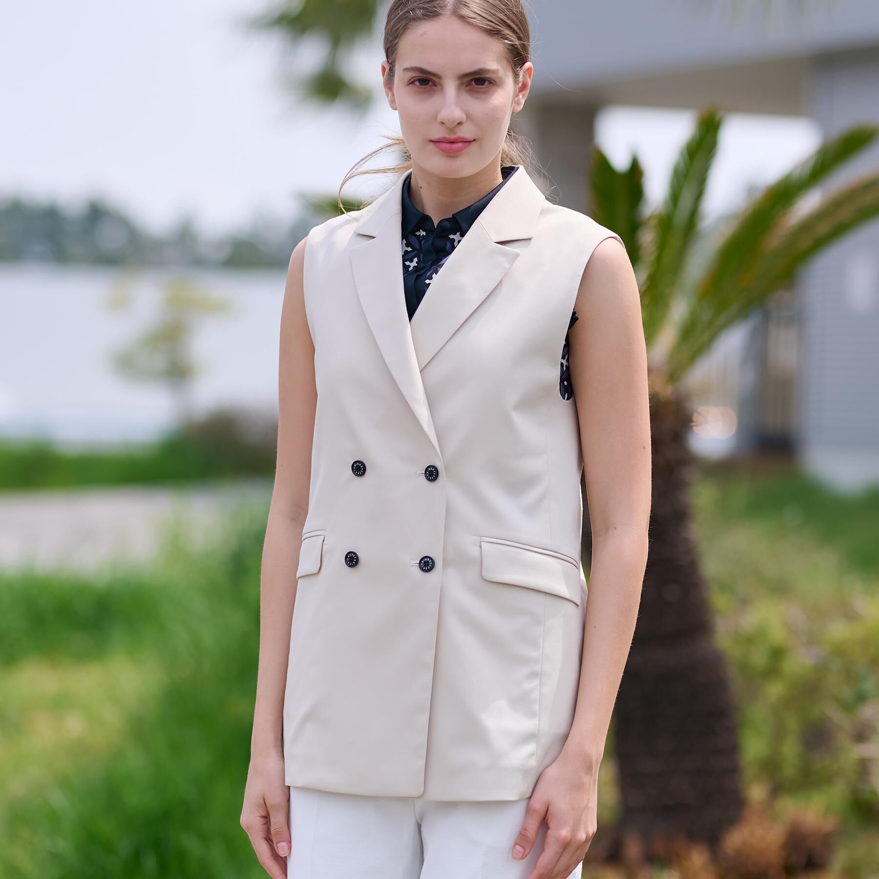 DRESSTERIOR「テーラードサマージレ」|ベスト・ジレ|