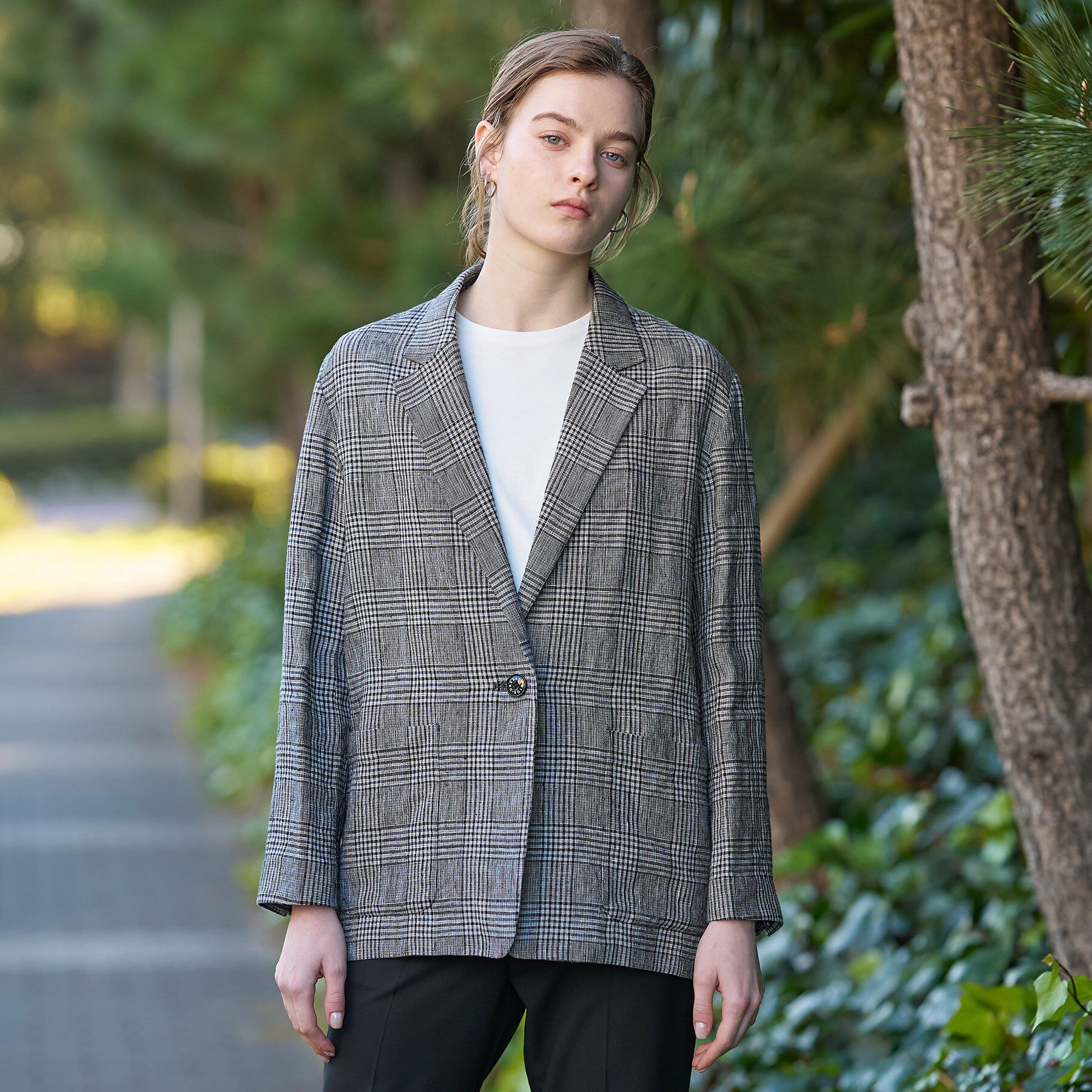 DRESSTERIOR「ウォッシャブルリネンライトジャケット」|テーラードジャケット|