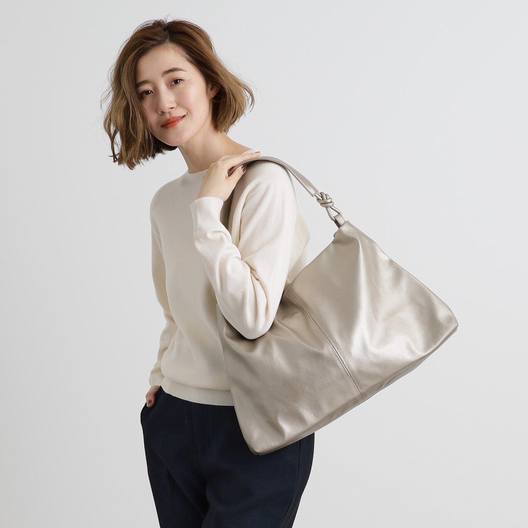 grove「ロープハンドルワンショルダー」|トートバッグ|