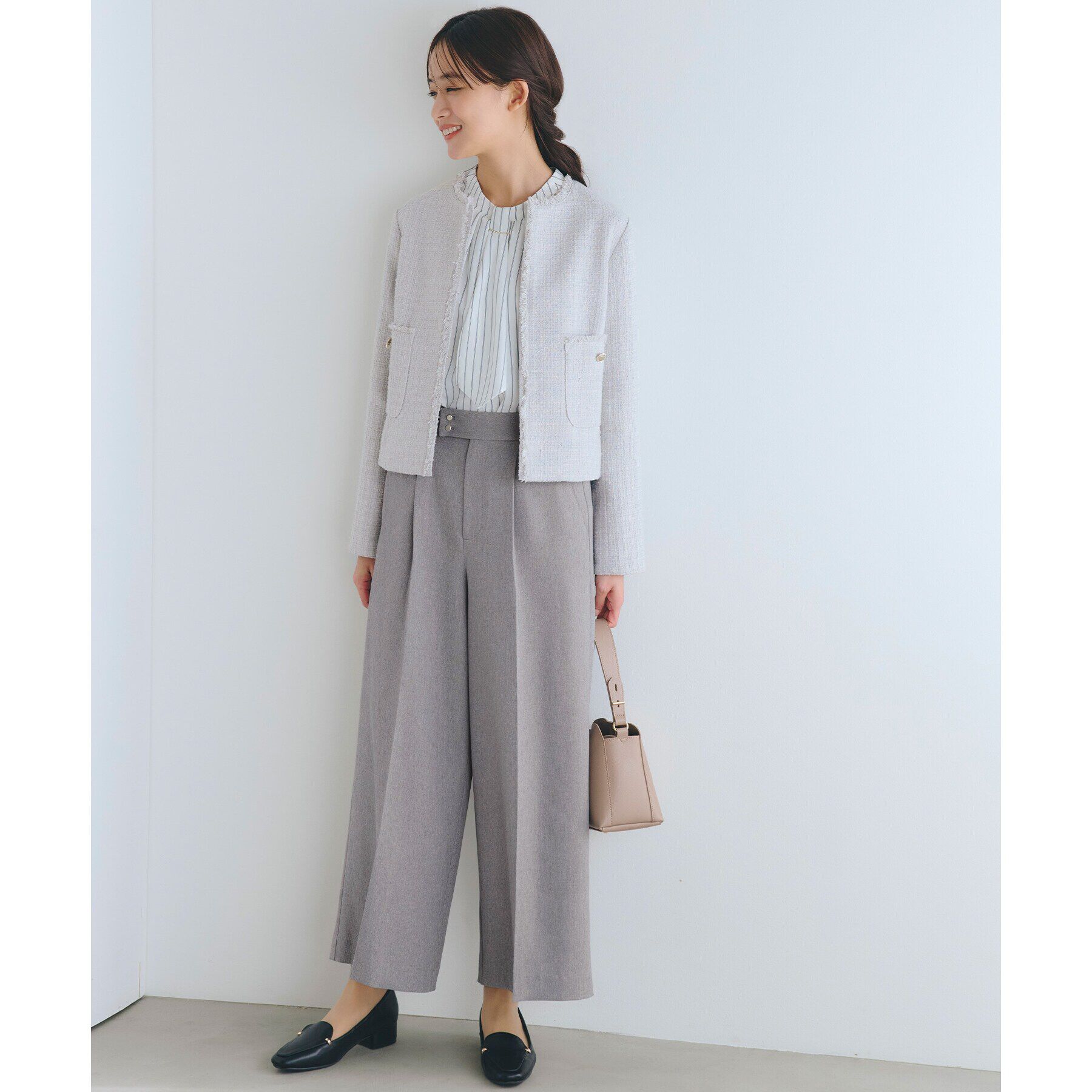 grove「クロップドワイドパンツ」|その他|