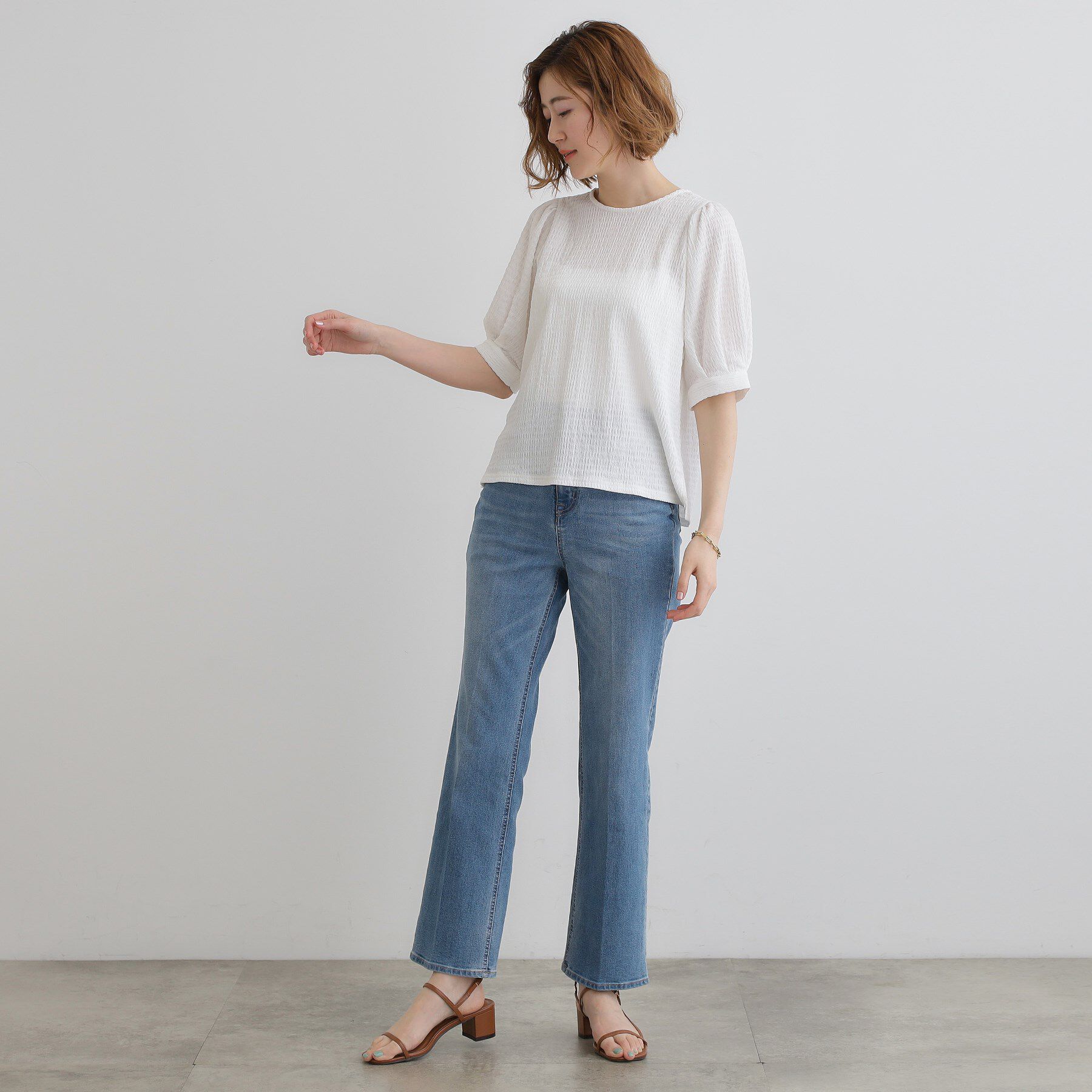 grove「1枚でお洒落に決まるレースビスチェ&times;ブラウスSET」|シャツ・ブラウス|