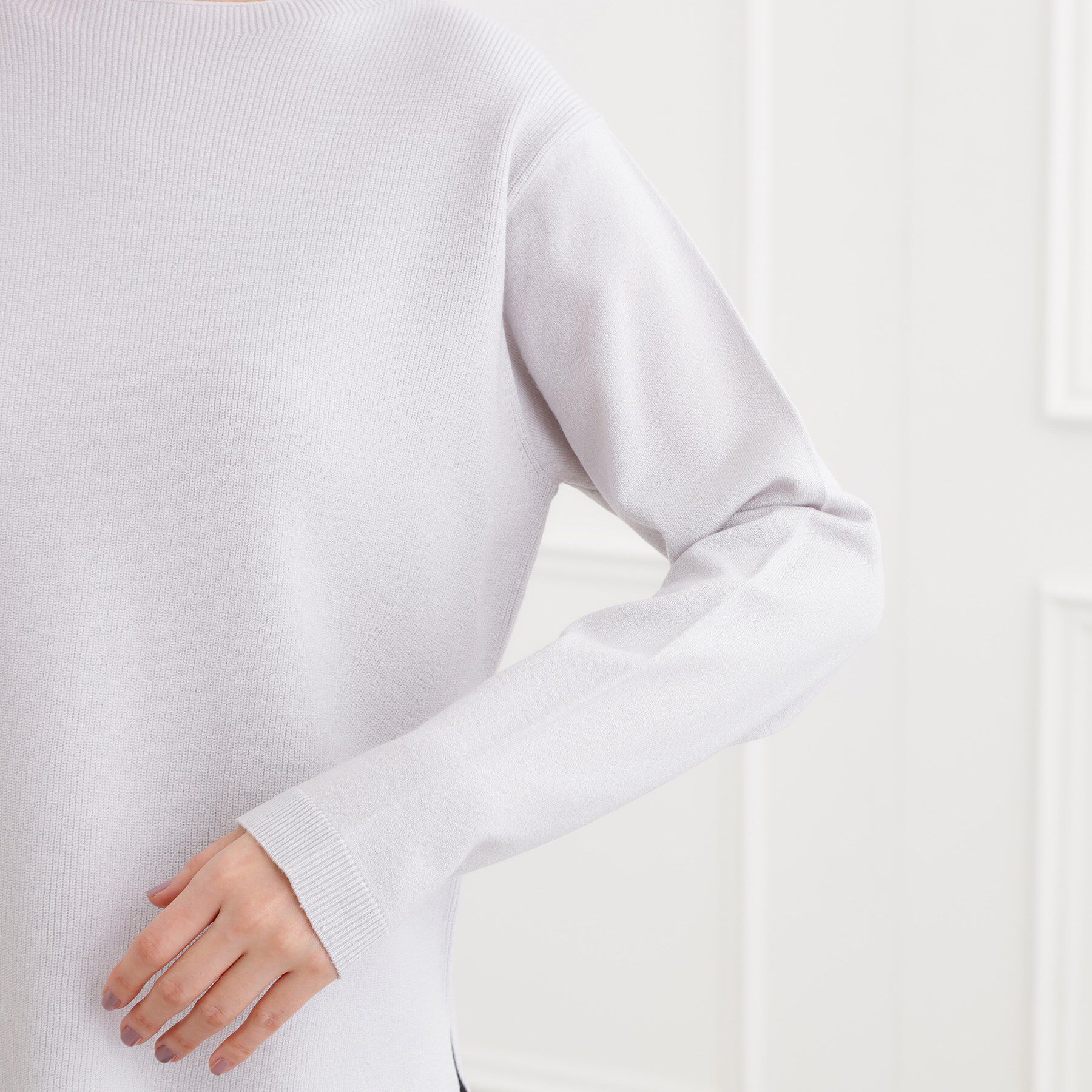 grove「春新色！洗濯機で洗えるベーシックニット【毛玉軽減】」|ニット・セーター|