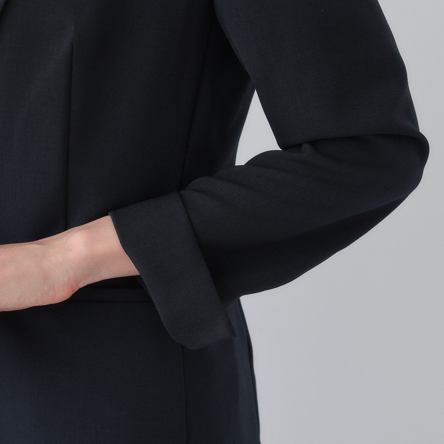 INDIVI「【定番スーツ／UVケア／洗える】ウール調テーラードジャケット」|スーツ|