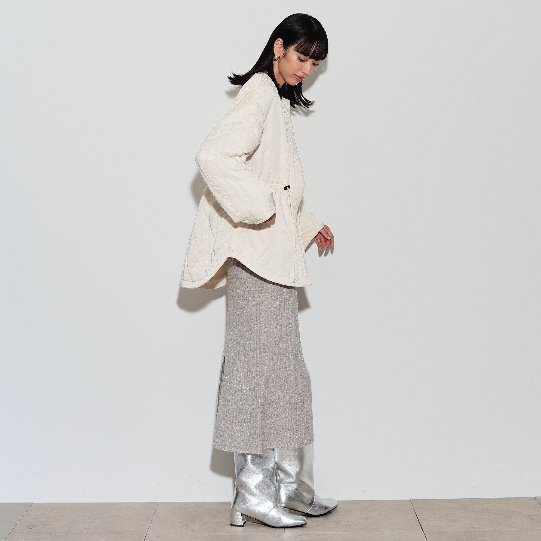 GALLEST「中綿キルティングジャケット」|ダウン|