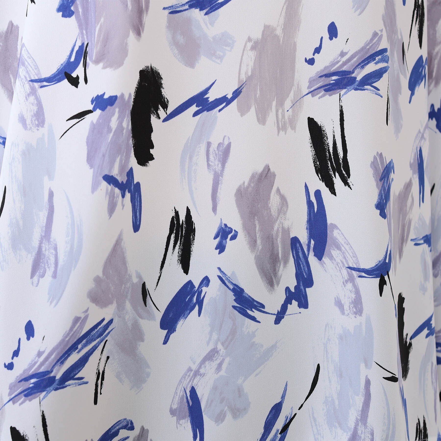 INDIVI「【洗える／オリジナル柄】ポップカラー プリントブラウス」|シャツ・ブラウス|