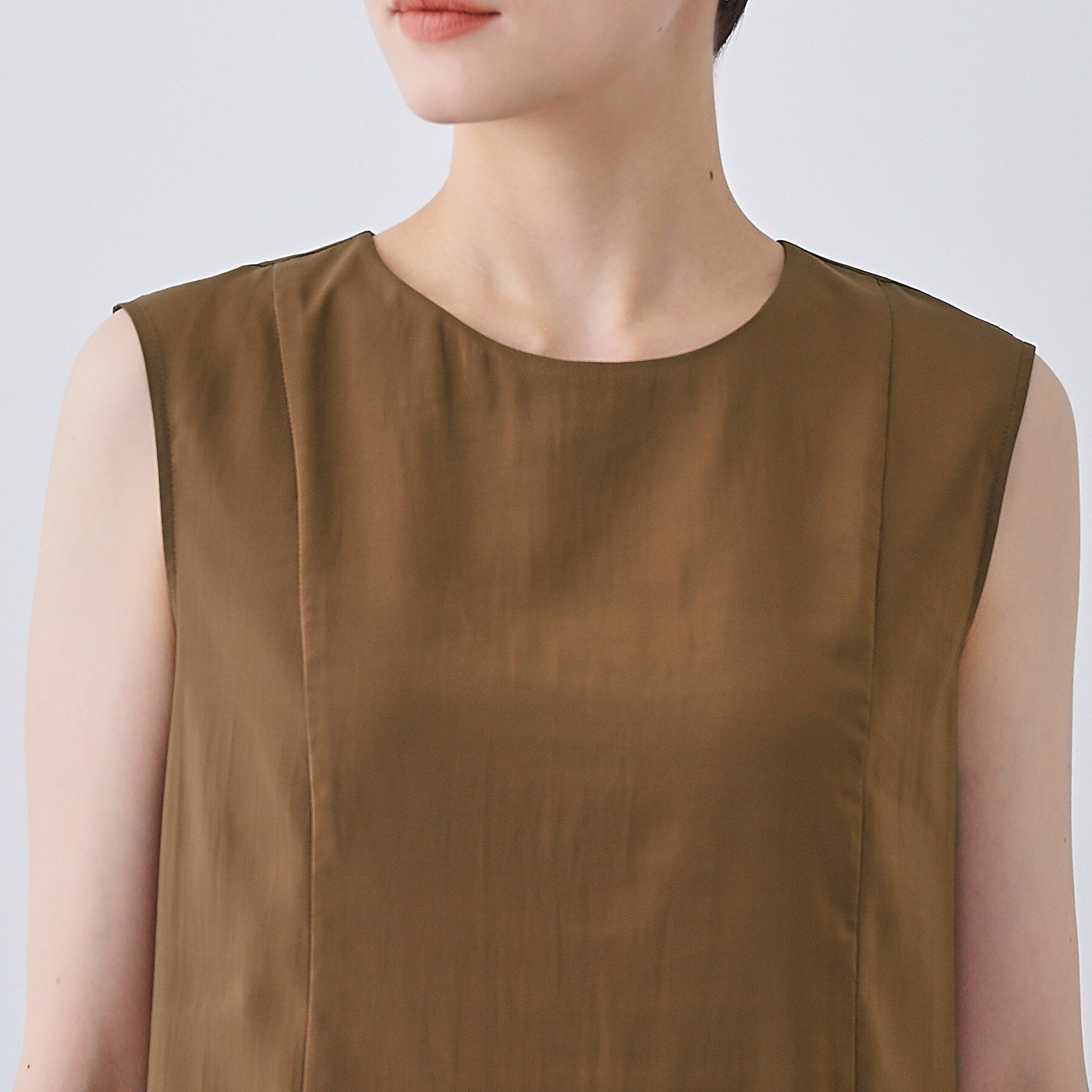 INDIVI「【通気性◎撥水／接触冷感／UVケア】フレアワンピース」|ワンピース|