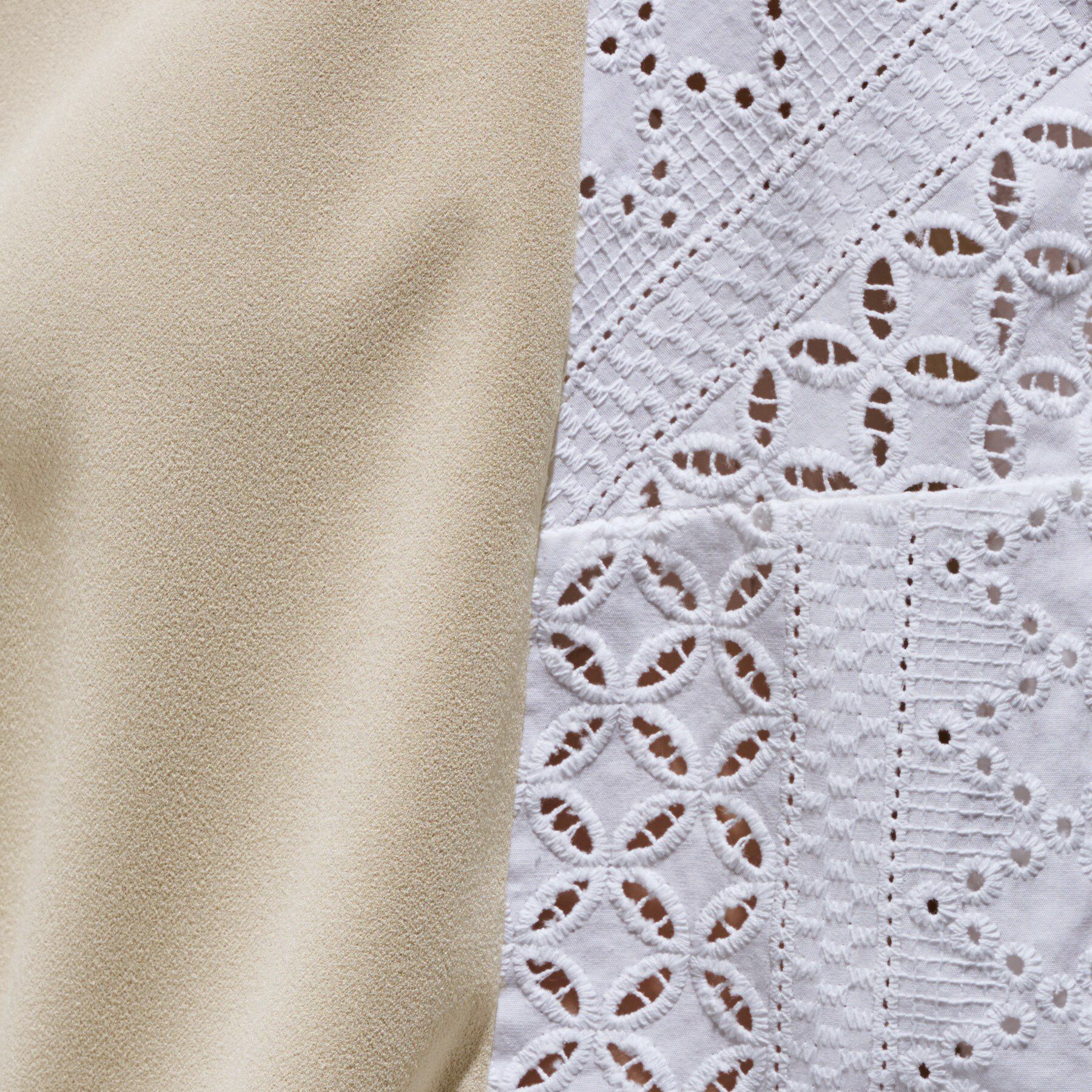 INDIVI「【洗える／体型カバー】レースコンビトップス」|Tシャツ・カットソー|