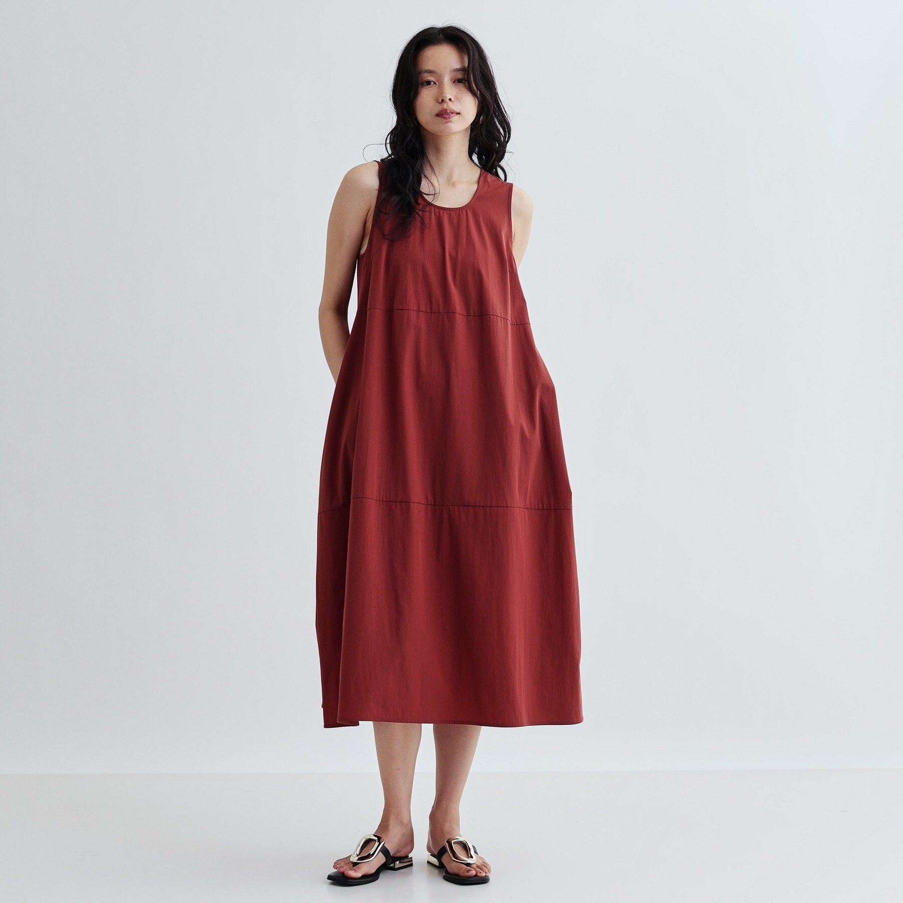 GALLEST「【GIOSEPPO】ブラックレザーサンダル」|サンダル|