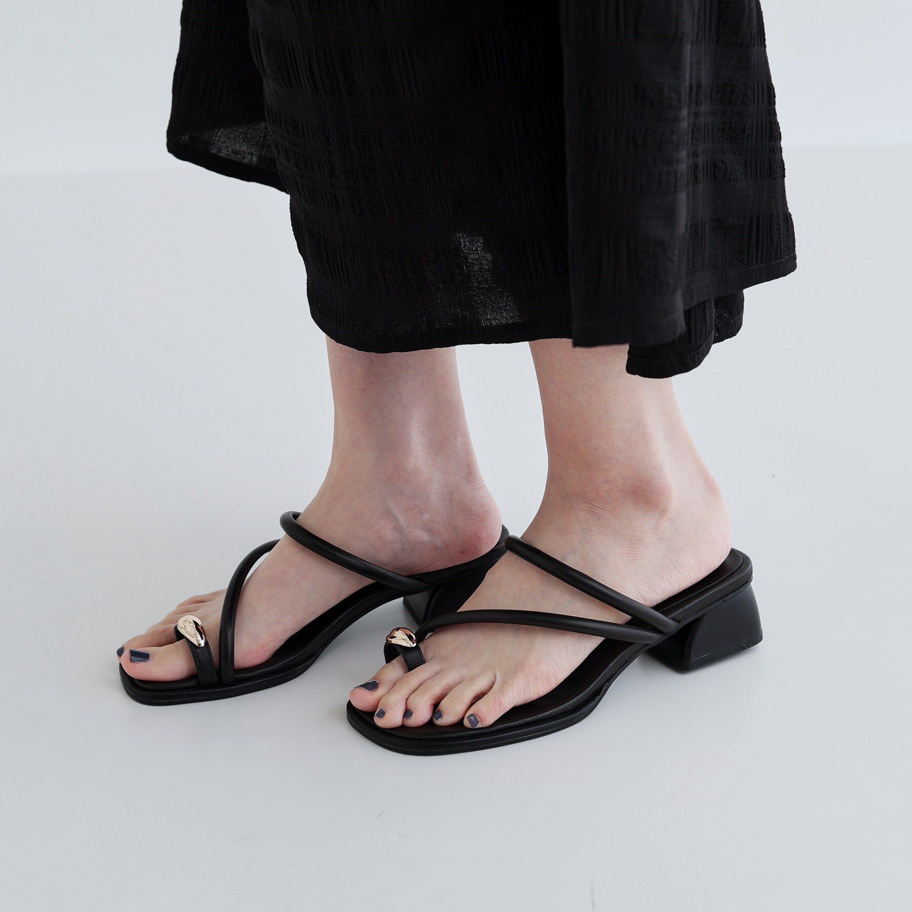 GALLEST「【REMME】スクエアトゥサンダル」|サンダル|