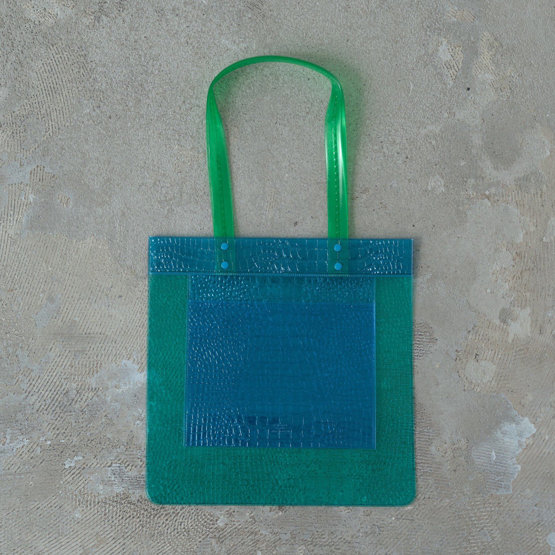 GALLEST「【beautiful people】nothing to hide vinyl tote bag」|トートバッグ|ブルー(092)