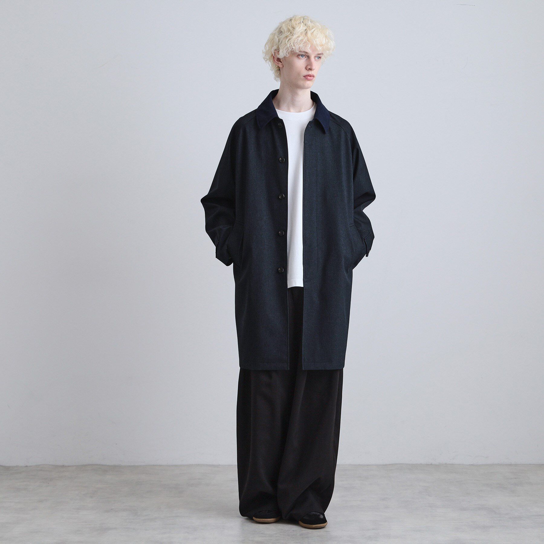 tk.TAKEO KIKUCHI「サキソニーコート」|ステンカラーコート|