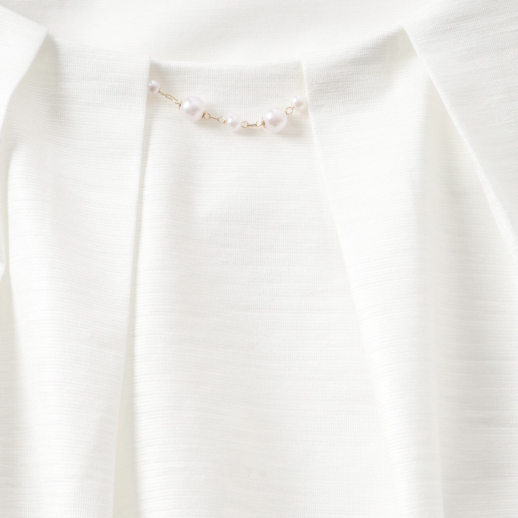 index「パール調チェーン付きフロントタックトップス【洗濯機洗い可】」|シャツ・ブラウス|