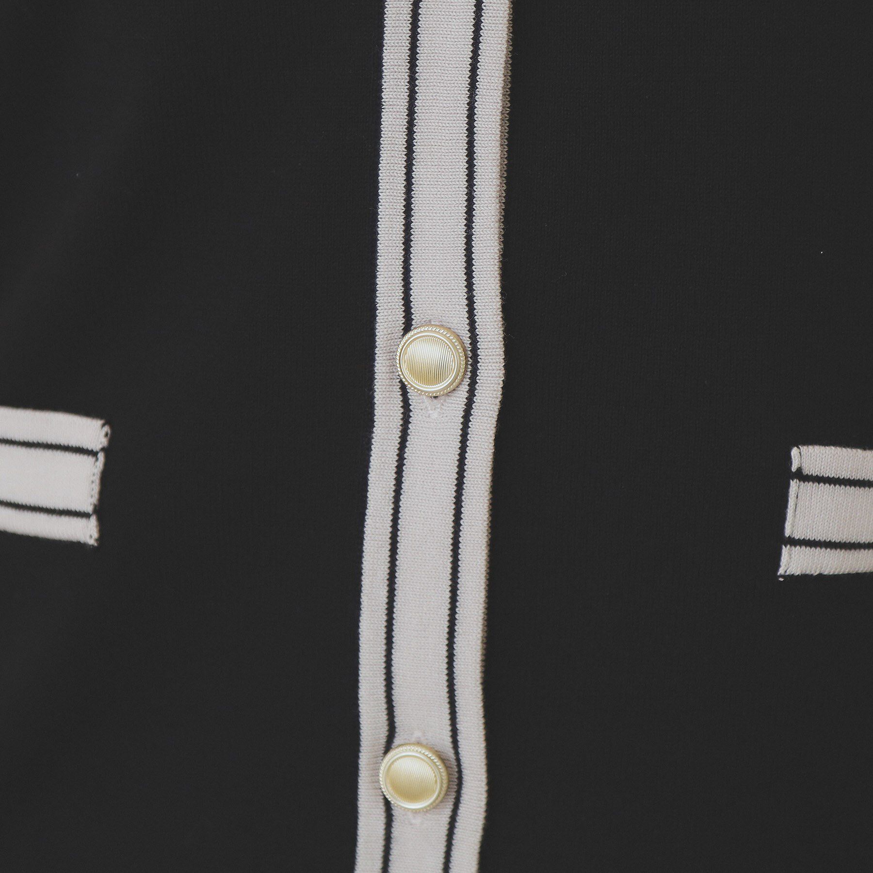 index「バイカラークルーネックカーディガン/オーガニックコットン混【UV/洗濯機洗い可】」|カーディガン|