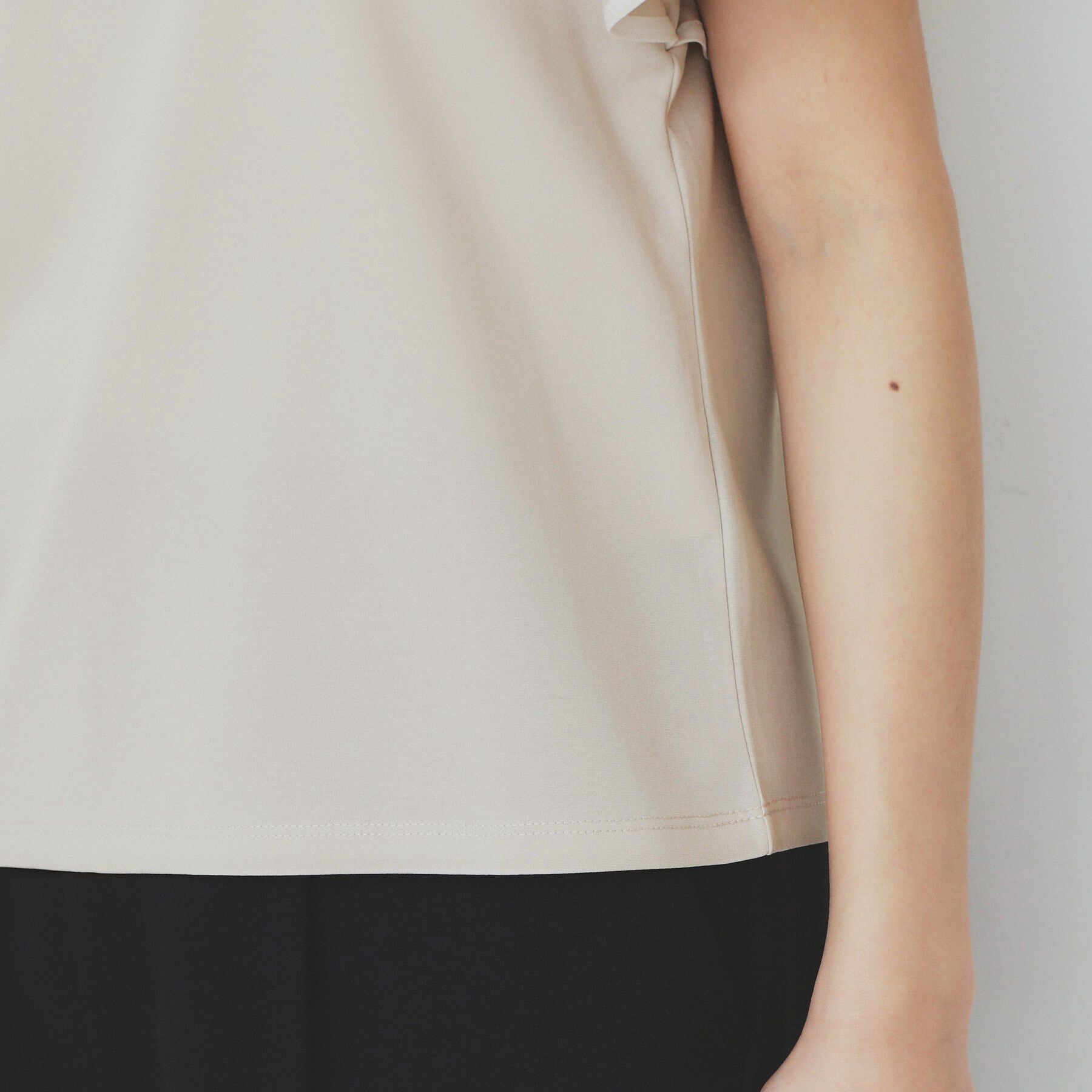 index「バイカラーフレアスリーブトップス【洗濯機洗い可】」|Tシャツ・カットソー|