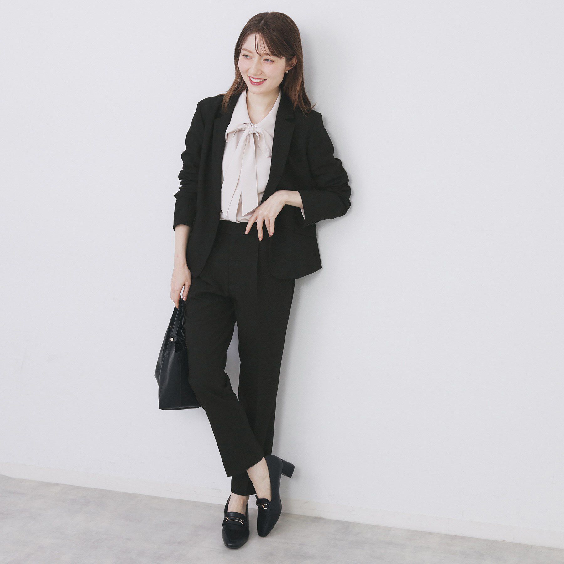 index「《丈が選べる》ストレッチテーパードパンツ/セットアップ対応【洗濯機OK/防シワ】」|その他|