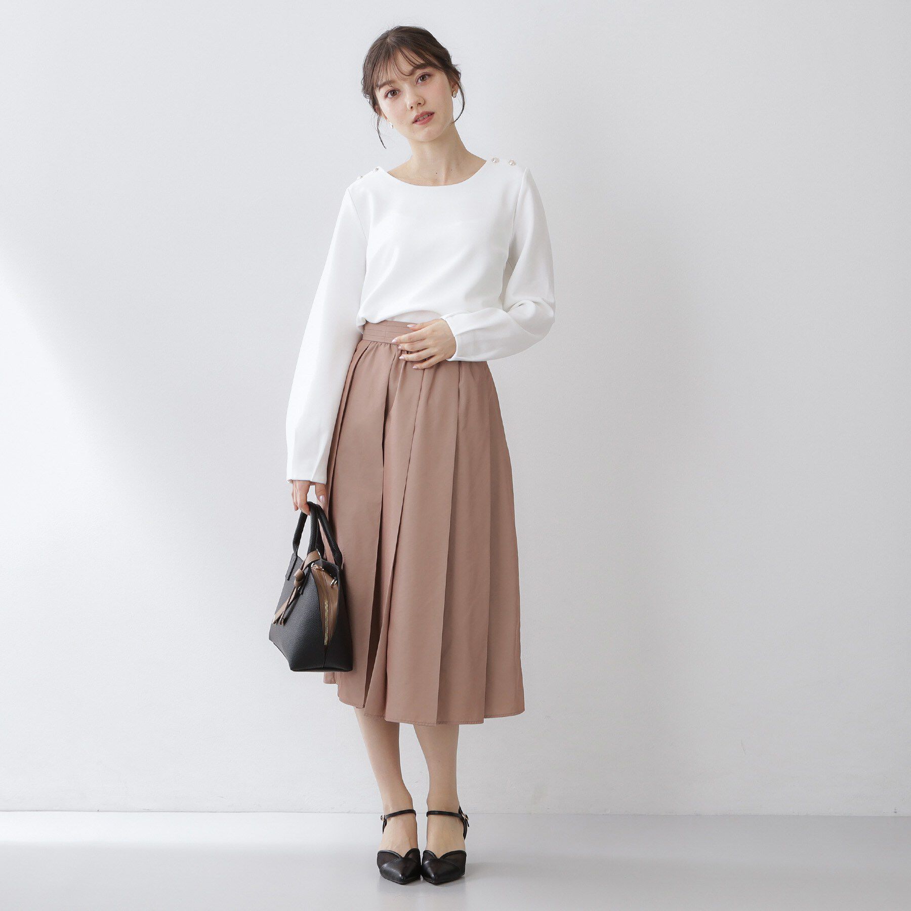 index「タックフレアスカート【洗濯機OK】」|スカート|