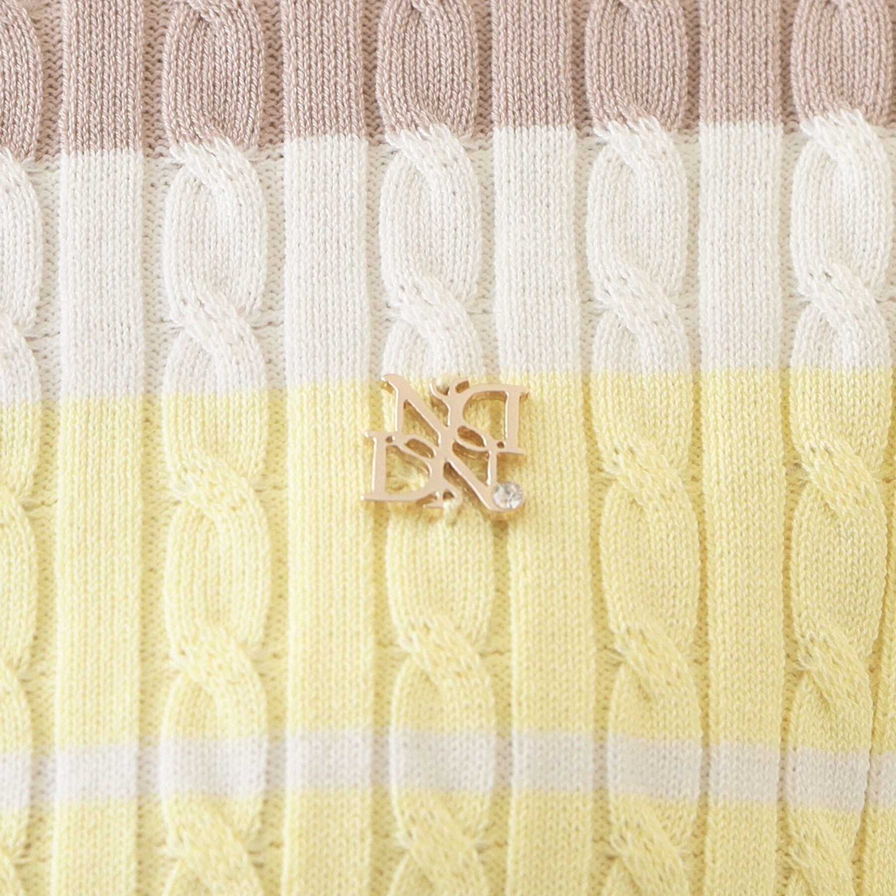 index「ランダムボーダーケーブルニット【洗濯機OK/坑ピル】」|ニット・セーター|