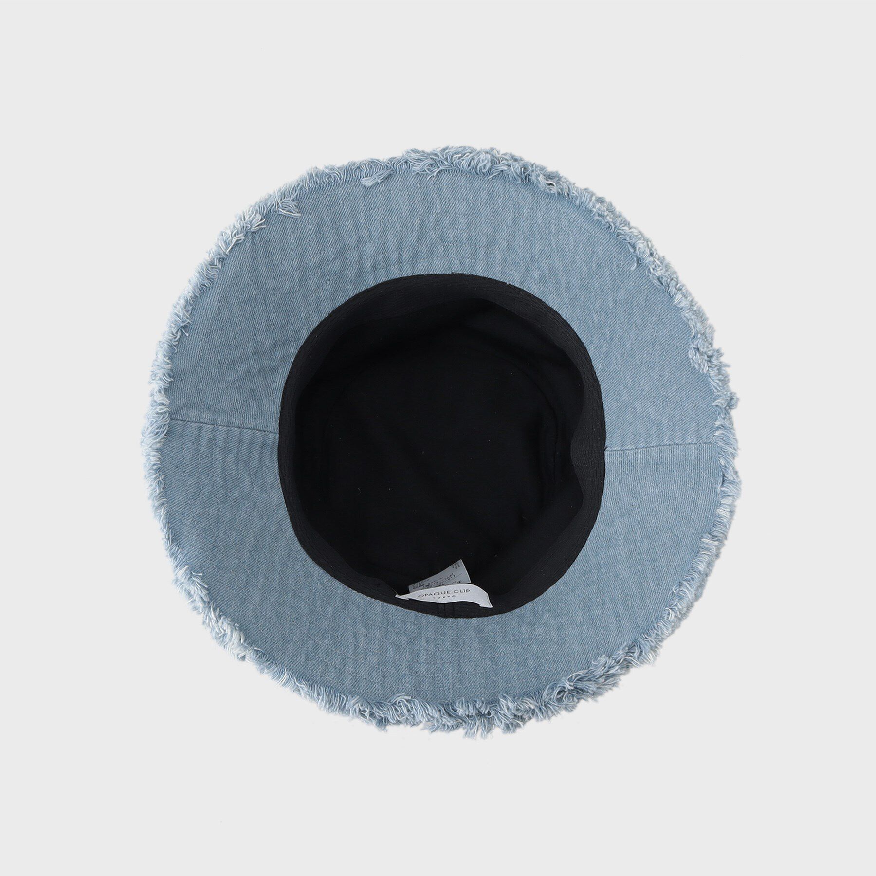 OPAQUE.CLIP「デニムフリンジバケットハット」|ハット|