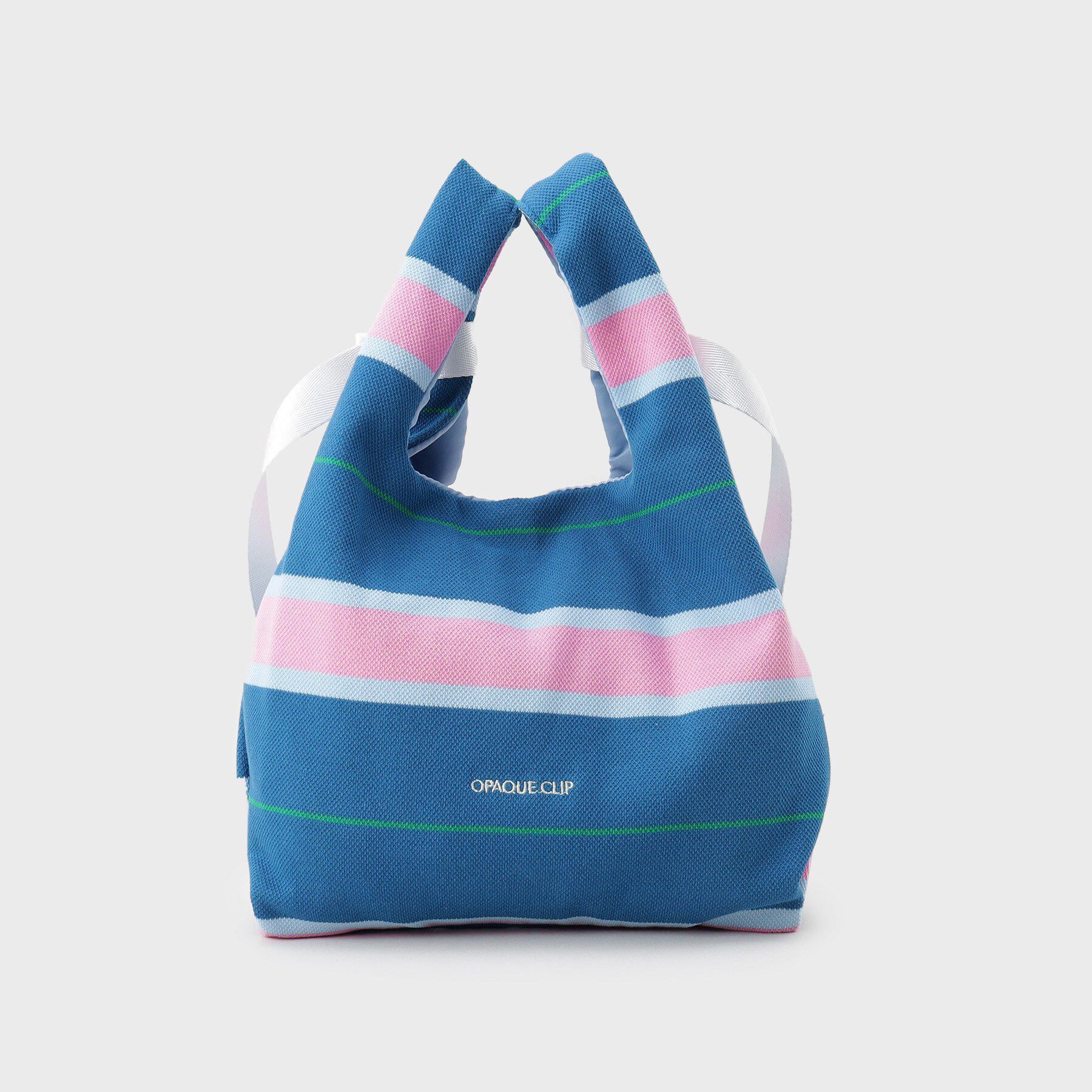 OPAQUE.CLIP「【2WAY】マルチボーダーハンドバッグ」|ハンドバッグ|