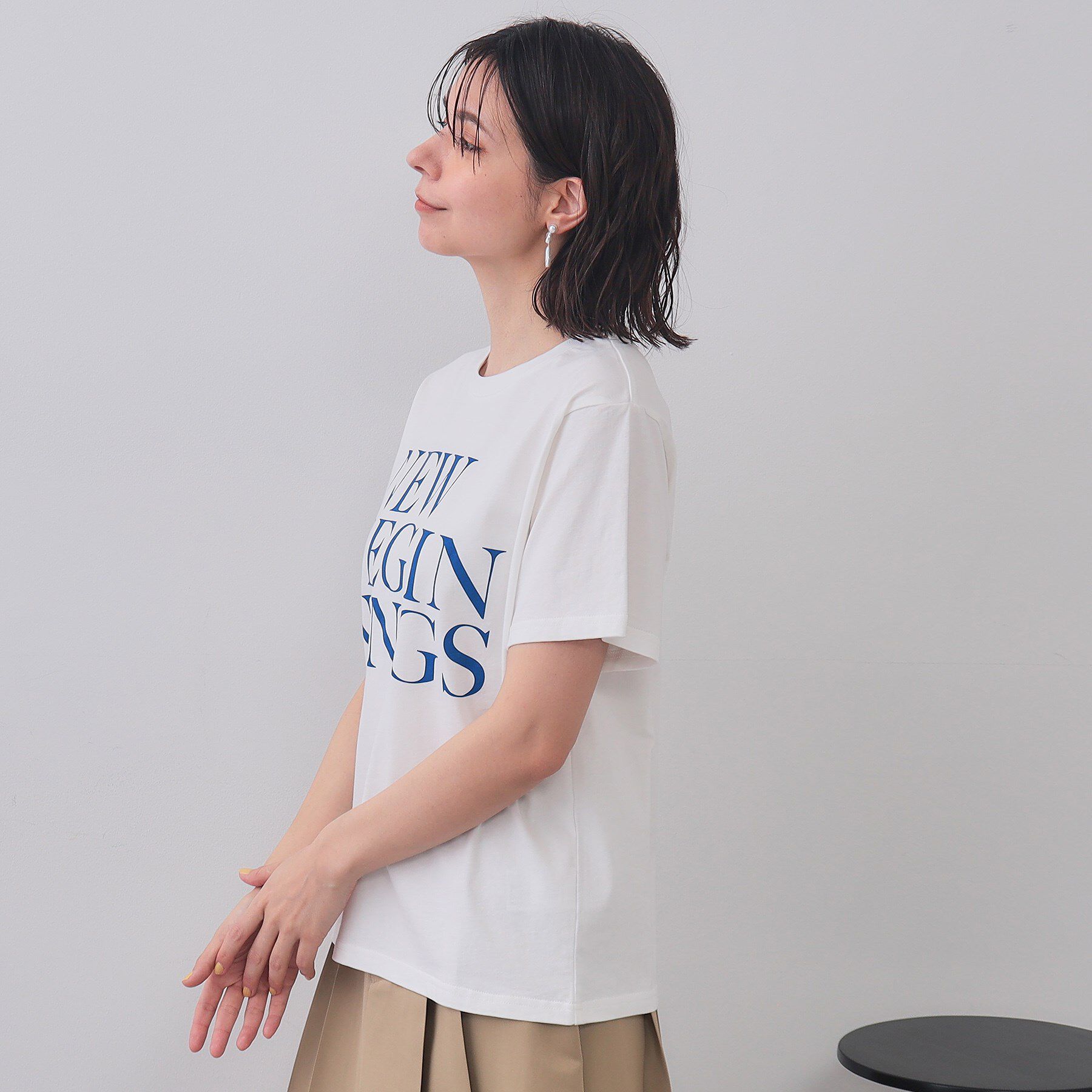 OPAQUE.CLIP「BIGロゴTシャツ【洗濯機洗い可】」|Tシャツ・カットソー|