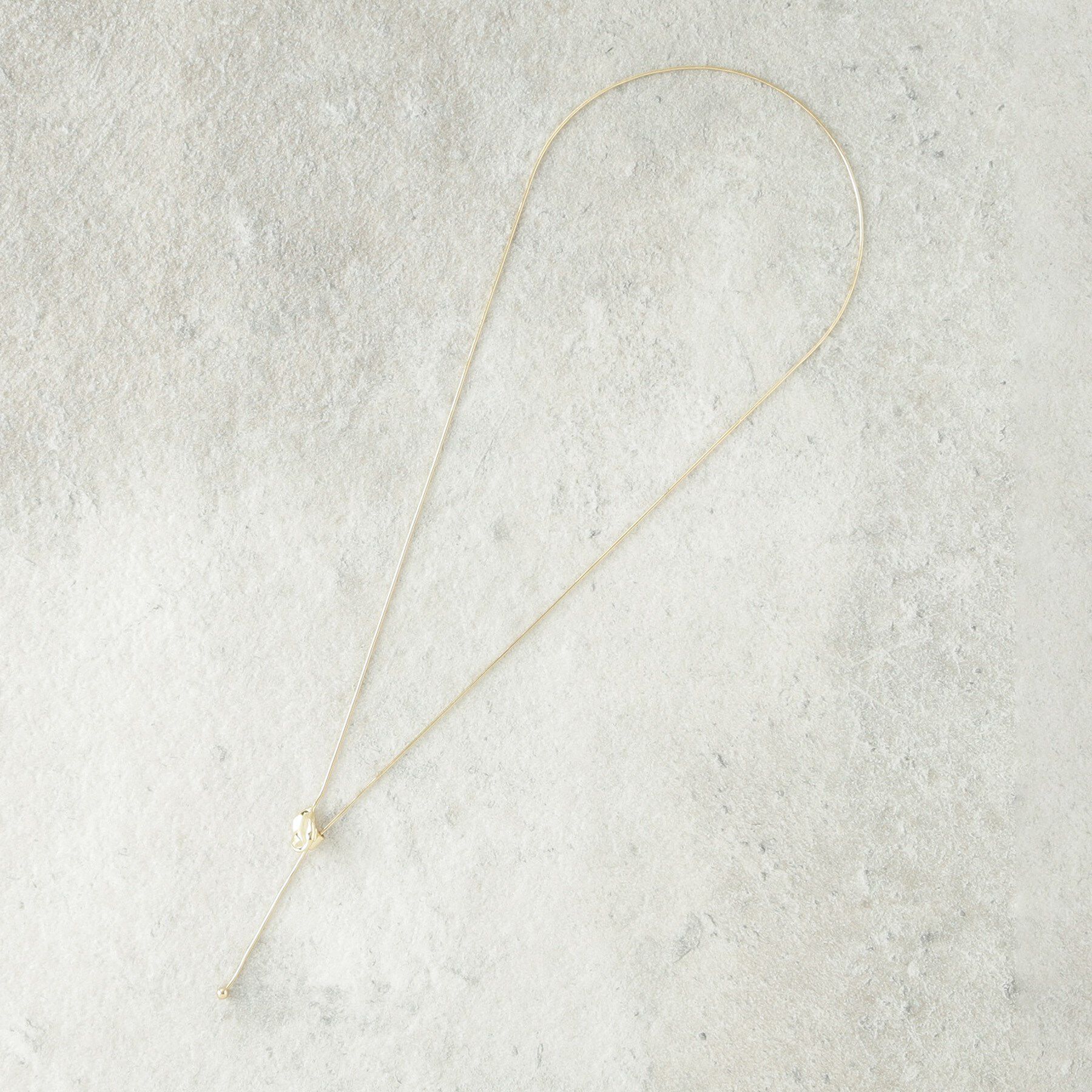 OPAQUE.CLIP「ループタイ風スライドネックレス」|ネックレス|