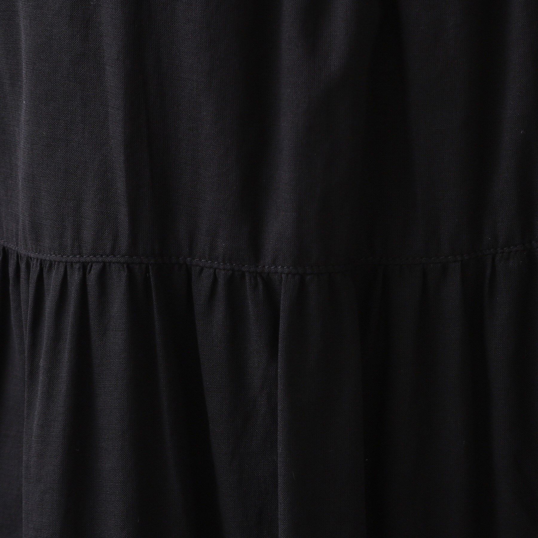 OPAQUE.CLIP「《Can Cam掲載》ティアードマキシドレス/オーガニックコットン混【洗濯機洗い可】」|ワンピース|