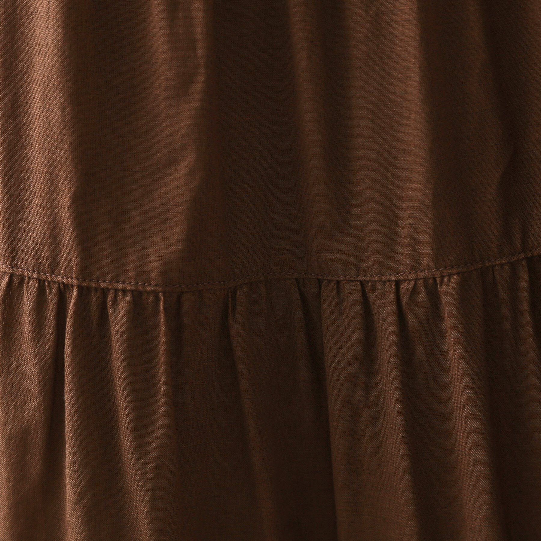 OPAQUE.CLIP「《Can Cam掲載》ティアードマキシドレス/オーガニックコットン混【洗濯機洗い可】」|ワンピース|