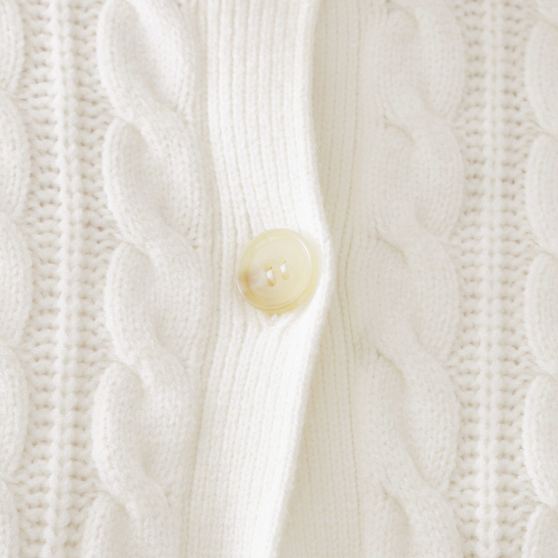 OPAQUE.CLIP「ケーブルミドルゲージニットカーディガン【洗濯機OK】」|カーディガン|