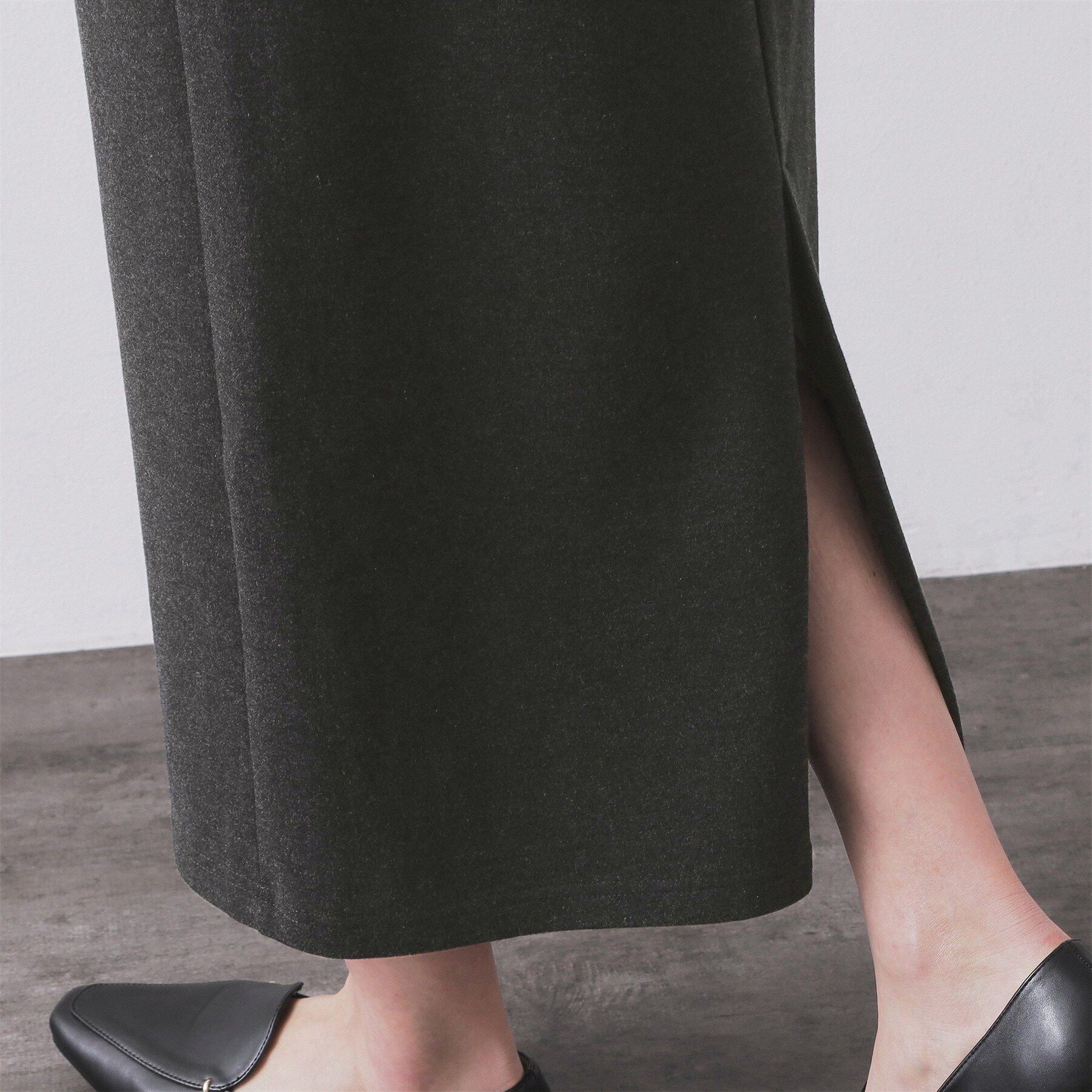 OPAQUE.CLIP「イージーナロースカート/セットアップ対応【洗濯機OK】」|スカート|